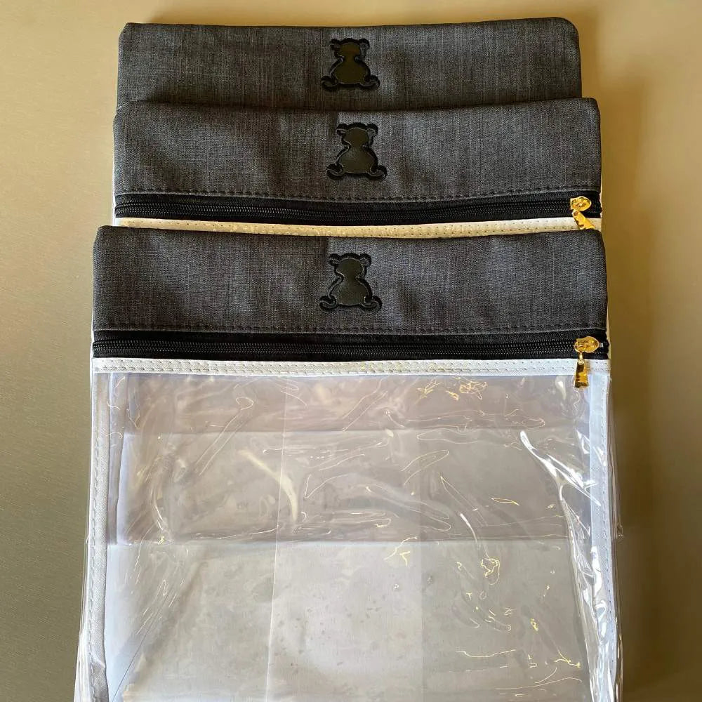 Kit Baby 4 Personalizado | Linho Preto I Preto