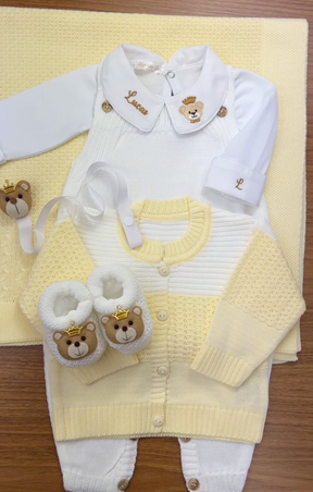 Kit Saída Maternidade Personalizável Completa Lucas | Personalize Com o Nome do Seu Príncipe