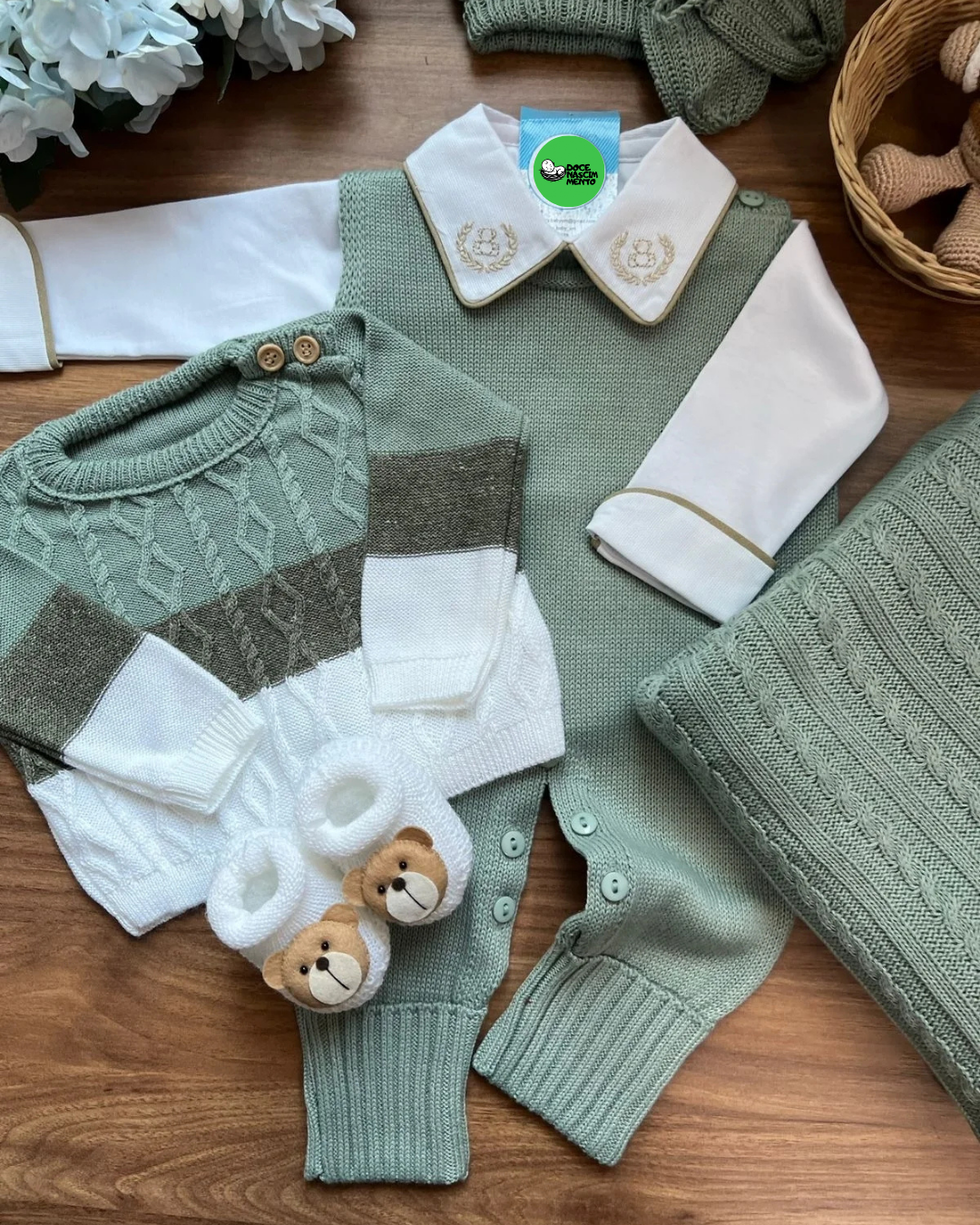 Kit Saída Maternidade Personalizável Completa | Personalize Com o Nome do Seu Príncipe