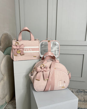 PROMOÇÃO Kit de Bolsas Maternidade 100% Personalizado com nome do Principe/Princesa