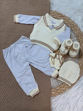 Kit Saída Maternidade Personalizável Completa | Personalize Com o Nome do Seu Príncipe