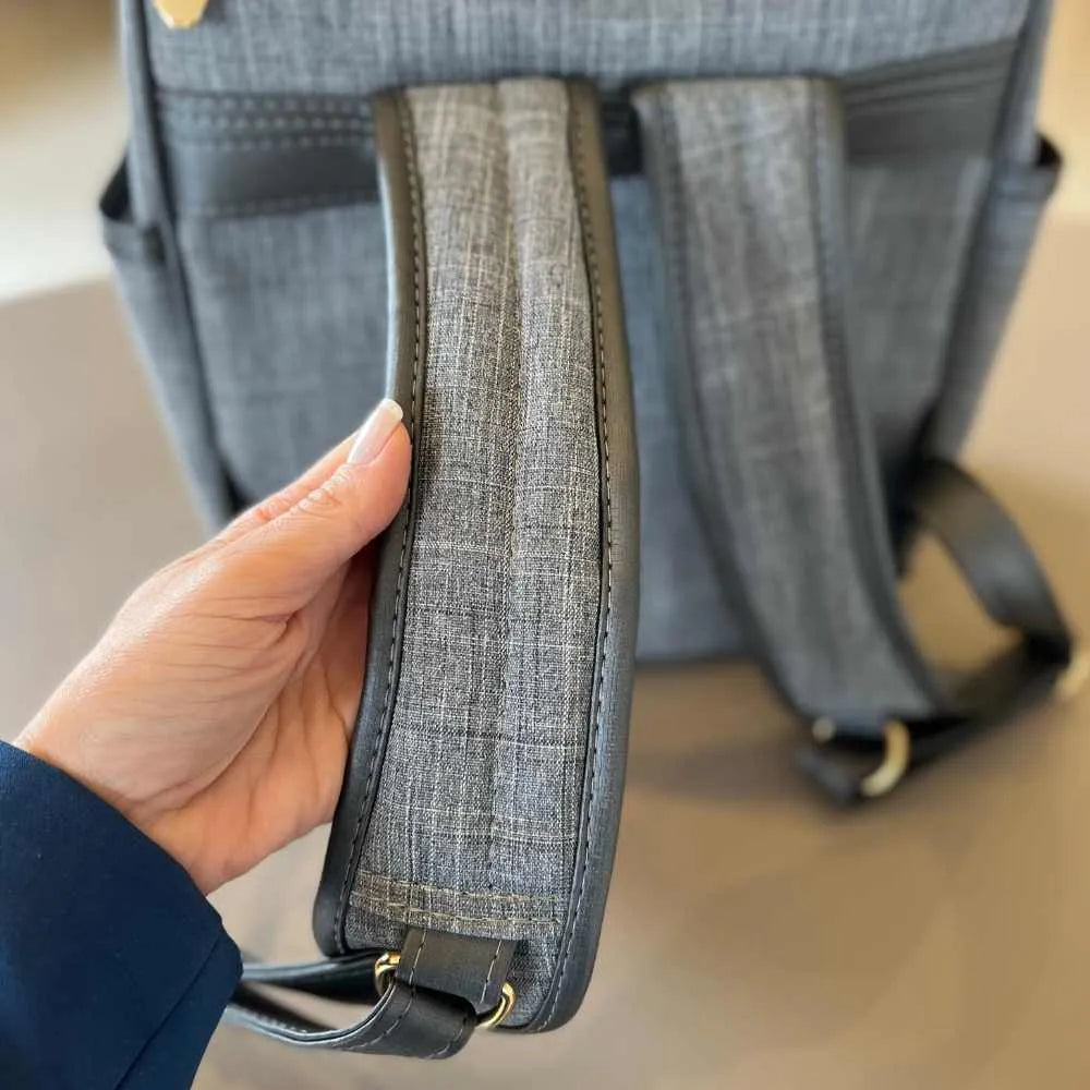 Kit Baby 4 Personalizado - Linho Cinza I Grafite