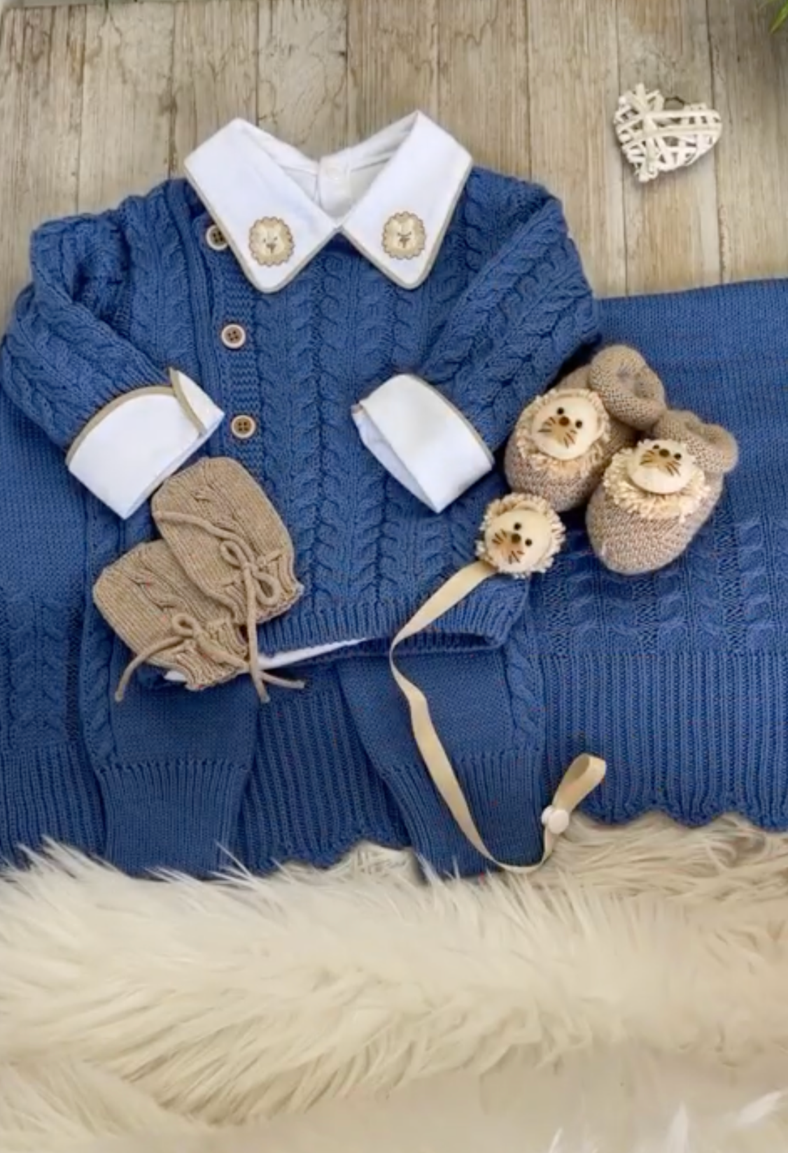 Kit Saída Maternidade Personalizável Completa Lorenzo | Personalize Com o Nome do Seu Príncipe