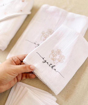 Kit de Fraldinha Personalizado com Nome do Bebê | 6 Peças Personalizadas