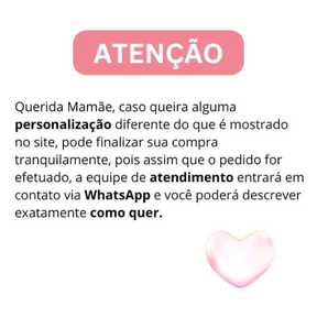 Saída Maternidade Casinha de Abelha com Cristais Swarovski Vermelho