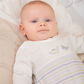 Kit 3 Macacões Botão Dino Letut