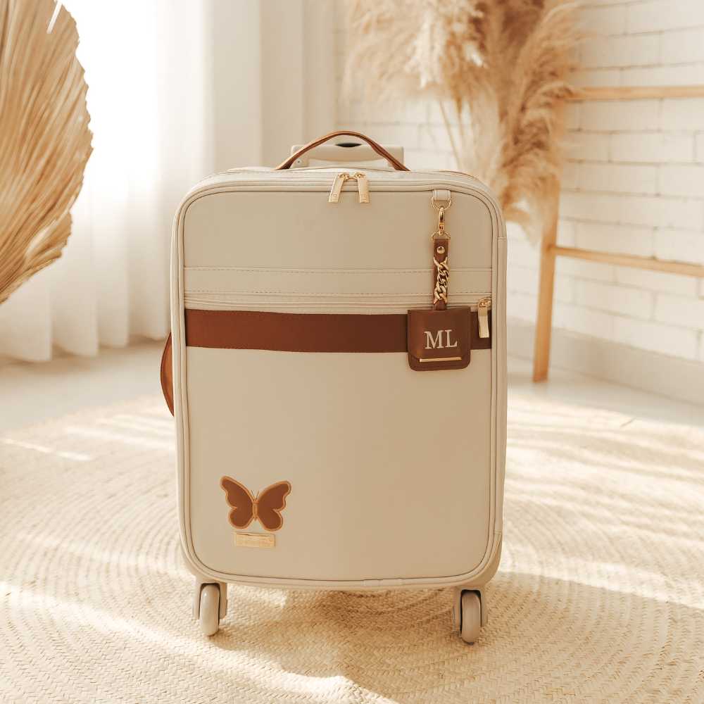 Kit Maternidade Borboleta - Bege | Caramelo