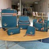 Kit Baby 5 Personalizado | Linho verde com Caramelo