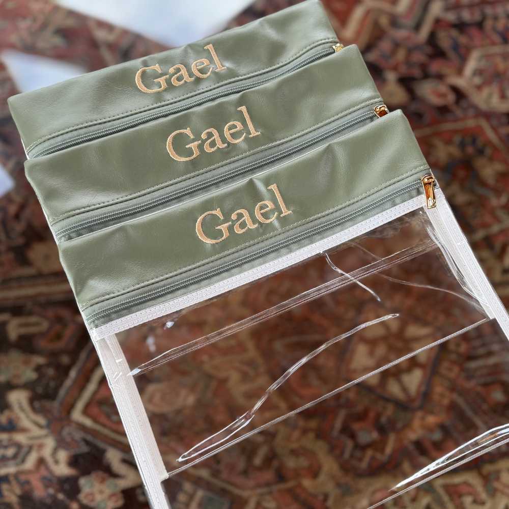 Kit Saquinhos Maternidade Verde Oliva