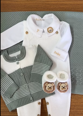 Kit Saída Maternidade Personalizável Completa | Personalize Com o Nome do Seu Príncipe